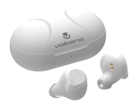 Volkano True Wireless Earphones - Scorpio Series - White