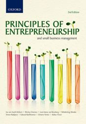 Principles of Entrepreneurship and Small Business Management 