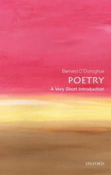 POETRY A VERY SHORT INTRODUCTION PAPERBA