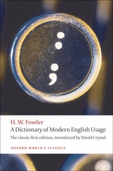 Dictionary of Modern English Usage WC