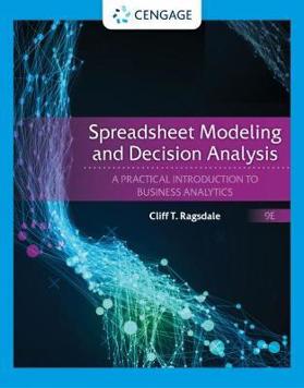 Spreadsheet Modeling and Decision Analysis 