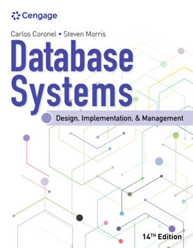 Database Systems: Design, Implementation and Management