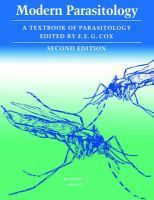 Modern Parasitology: a Textbook of  Parasitology