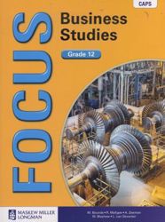 Focus Business Studies Grade 12 Learner's Book by Embury - front cover