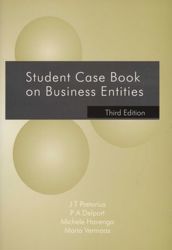 Student Case Book on Business Entities