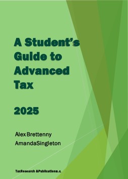 A Student’s Guide to Advanced Tax 2025