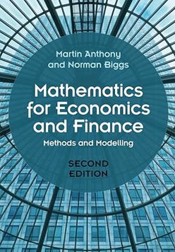 Mathematics for Economics and Finance