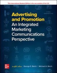 Advertising and Promotion: An Integrated Marketing Communications Perspective