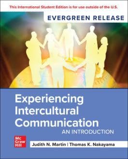 Experiencing Intercultural Communication: An Introduction
