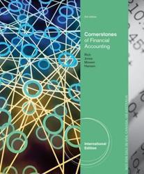 Cornerstones of Financial Accounting