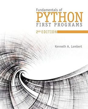 Fundamentals of Python: First Programs