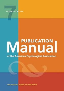 Publication Manual of the American Psychological Association 