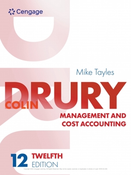 Management and Cost Accounting