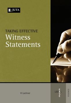 Taking Effective Witness Statements (E-Book)