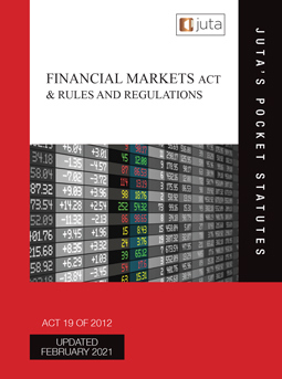 Financial Markets Act 19 of 2012 and Rules and Regulations