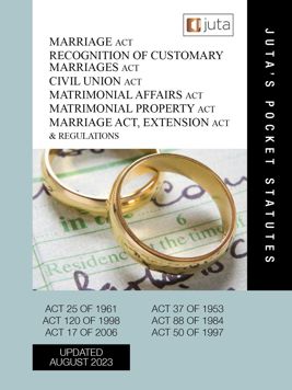 Marriages Act 25 of 1961