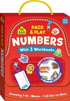 School Zone Pack & Play Satchel: Numbers