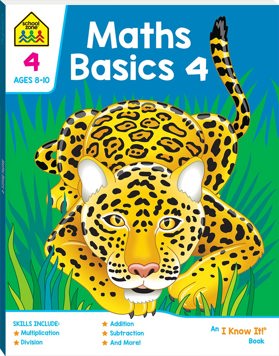 School Zone Math Basics 4 I Know It Book