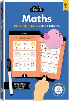 JUNIOR EXPLORERS PULL & LEARN FLASH:MATH