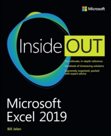 MICROSOFT EXCEL 2019 INSIDE OUT