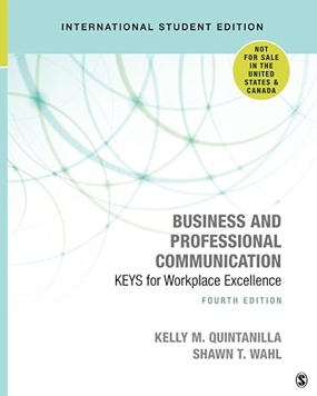 Business and Professional Communication: Keys for Workplace Excellence