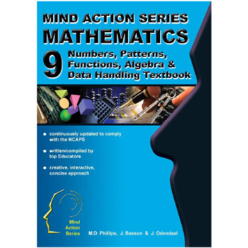 Mind Action Series Mathematics Grade 9 Textbook - Algebra, Numbers, Patterns, Functions