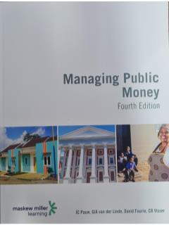 Managing Public Money