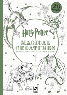 MAGICAL CREATURES POSTCARD COLOURING BK