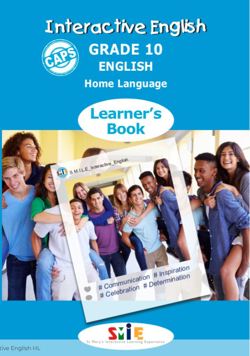 Interactive English Home Language Grade 10 Learner's Book