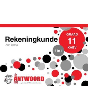 Die Antwoord-Reeks Graad 11 Rekeningkunde