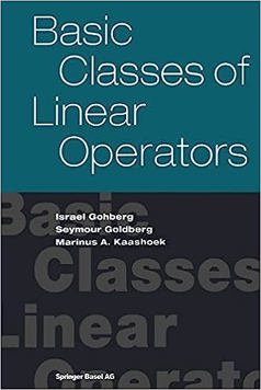 Basic Classes of Linear Operators
